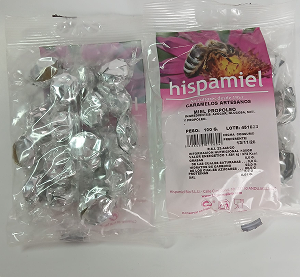 Caramelos de miel y propóleo