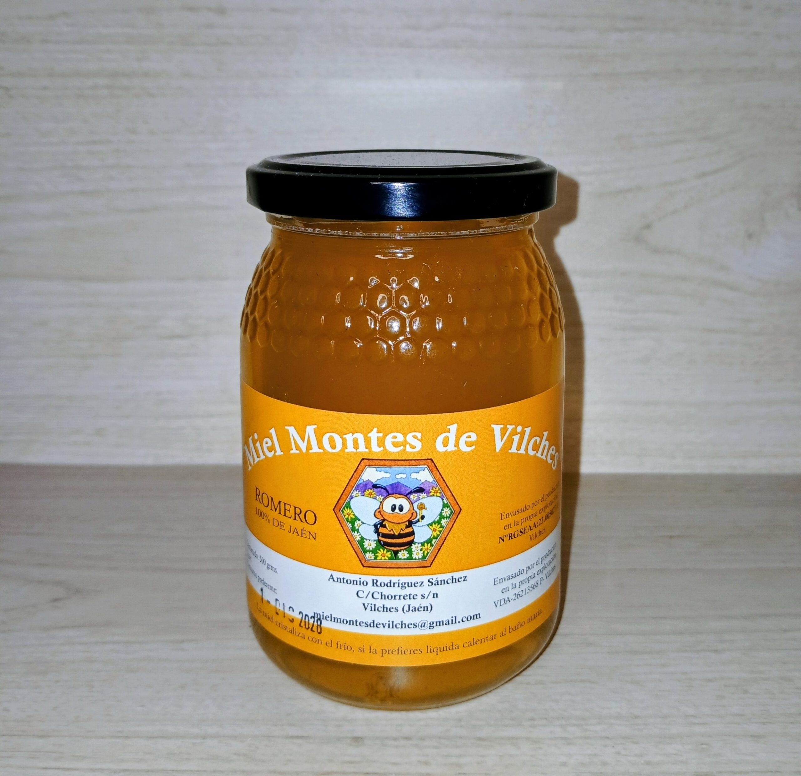 Tarro de Miel de Romero 1000g. - Imagen 2